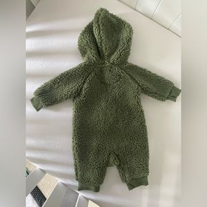 7 For All Mankind, 0-3 months, Army Green Baby Sharpa